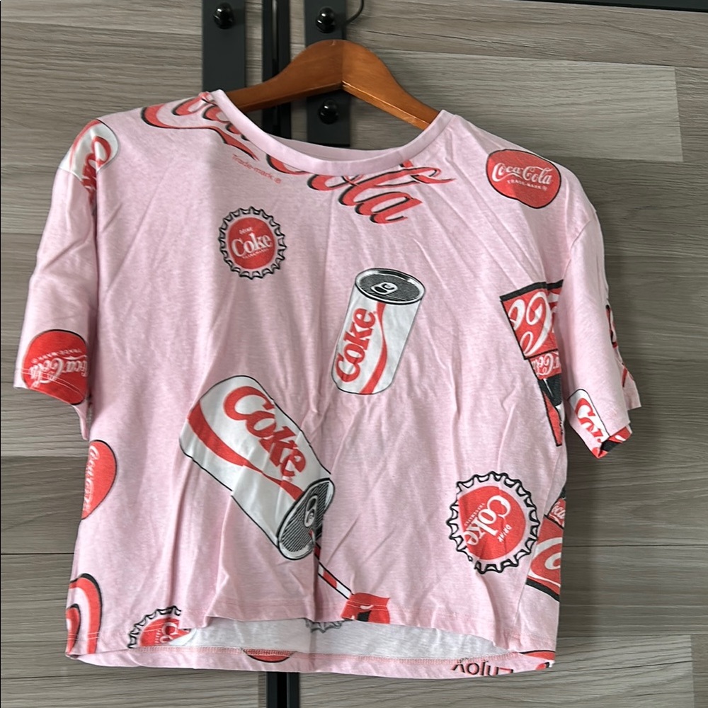 Coca-Cola Pink Can Print Tee